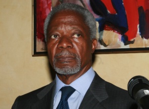 Kofi Annan former secretary general un